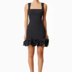 Kennedy Mini Bow Dress In Black