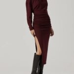 Nary Off Shoulder Midi Dress