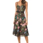 Carlita Butterfly Embroidery Dress