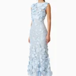 Selene Cocktail Midi Dress Blue