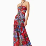 Thea Cocktail Maxi Dress In Red