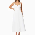 Alice Duchess Satin Midi Dress