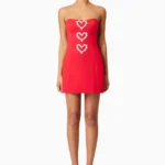 Cherie Party Dress In Red