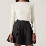 Antheia Pleated Mini Skirt