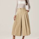 Rowen Pleated Culotte Pants