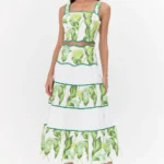 DAPHNE EMBROIDERED SCALLOPED TRIM SET