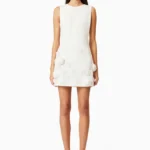 Lilydale Shift Mini Dress In White