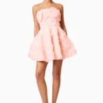 Rosella Strapless Mini Dress In Pink