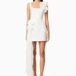 Janelle Party Mini Dress In White