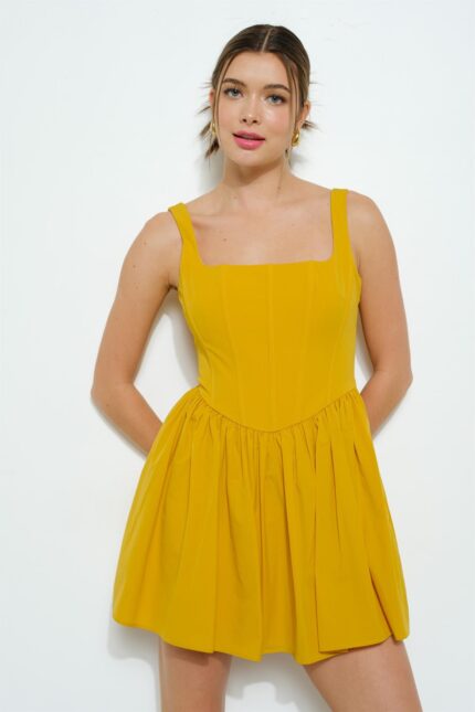 sunflower mini dress