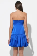 PALOMA STRAPLESS BUBBLE DRESS WITH ADJUSTABLE STRAP - Image 2