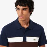 Men's Regular Fit Colorblock Petit Piqué Polo
