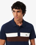 Men's Regular Fit Colorblock Petit Piqué Polo
