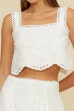 CAROLINE EYELET SKIRT SET - Image 2