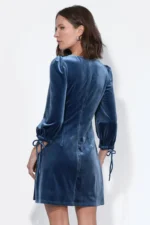 WINNI VELVET MINI DRESS - Image 3