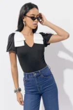 KASSIDY BOW KNIT BODYSUIT - Image 2