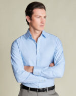 Non-Iron Twill Shirt - White