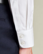 Non-Iron Twill Shirt - White - Image 7