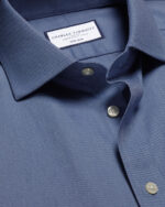 Non-Iron Twill Shirt - Indigo Blue - Image 2