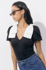 KASSIDY BOW KNIT BODYSUIT