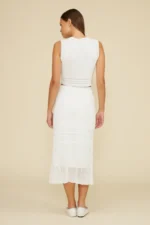 MARELLA CROCHET TOP AND SKIRT SET - Image 3