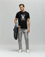 Mens grant bunny graphic tee - Image 3