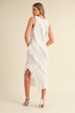Mya Asymmetrical Ruffle dress - Image 2