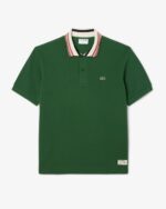 Men's Made In France Classic Fit Stripe Collar Polo - Image 3