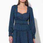 TWILA SWEETHEART NECK MINI DRESS