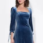 WINNI VELVET MINI DRESS