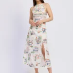 Alaia Linen Maxi Dress