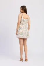 Alaia Linen Scarf Mini Dress - Image 2