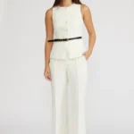 ANNA BELTED VEST AND PANT SET