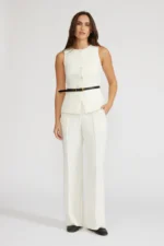 ANNA BELTED VEST AND PANT SET