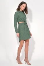 AVENA STRIPE SHIRT DRESS - Image 3
