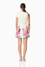 Azelie Asymmetrical Mini Dress - Image 2