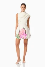 Azelie Asymmetrical Mini Dress