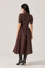 Caerlion Contrast Knit Midi Dress - Image 2