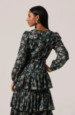 Franchesca Tiered Ruffle Midi Dress - Image 2