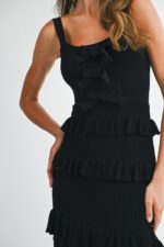 Paula ruffle and Bow Dress - Image 2