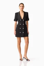 Ruby Short Sleeve Blazer Dress