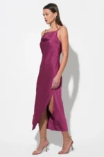 SERENA LACE COWL NECK SLIP DRESS - Image 3