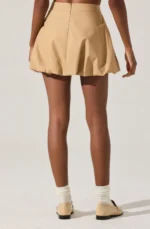 Toini Pleated Bubble Mini Skort - Image 2