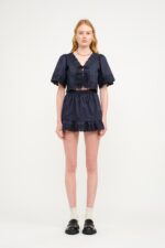 Zoe Embroidery Skirt Set