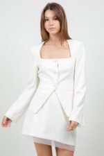 Olivia Square Neck Jacket