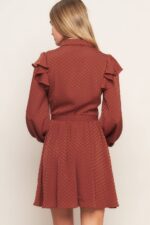 Remi Long Sleeve Belted Dress - Image 4