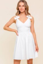 Scarlett Bow Strap Dress - Image 2