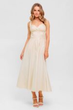 Britney Sweetheart Neckline Long Dress