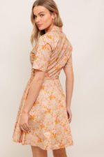 Willow Short Sleeve Button Down Belt Dress - Image 4