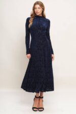 Shania Velvet Long Sleeve Dress